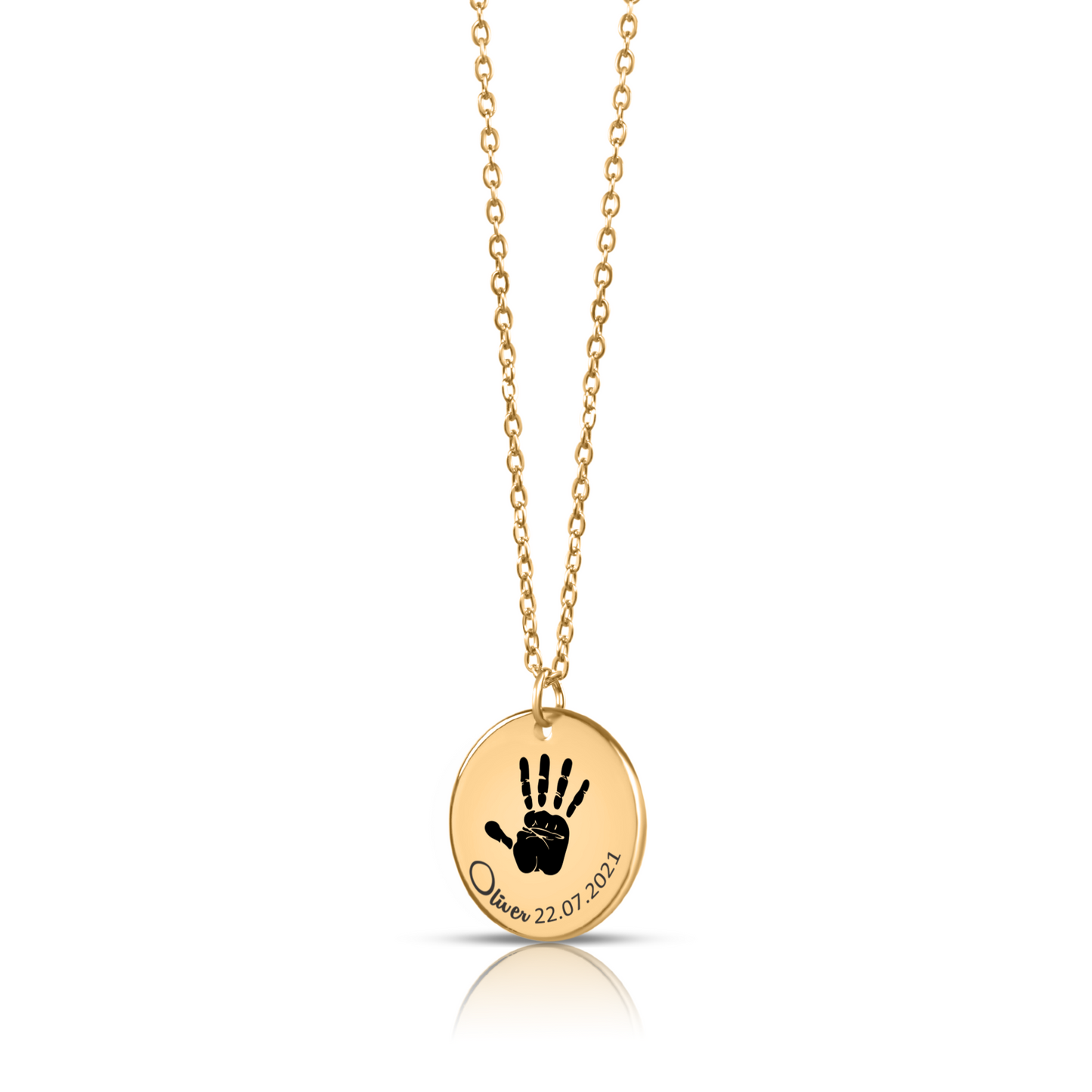 Baby Hand Print Necklace